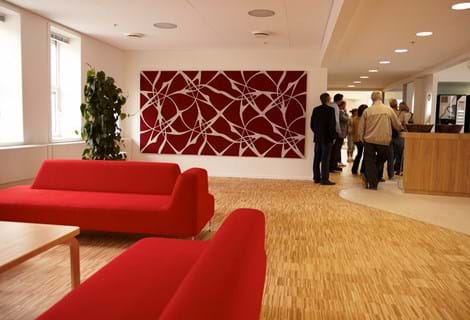 Twister akustikmoduler i filt hos Tryg (6)